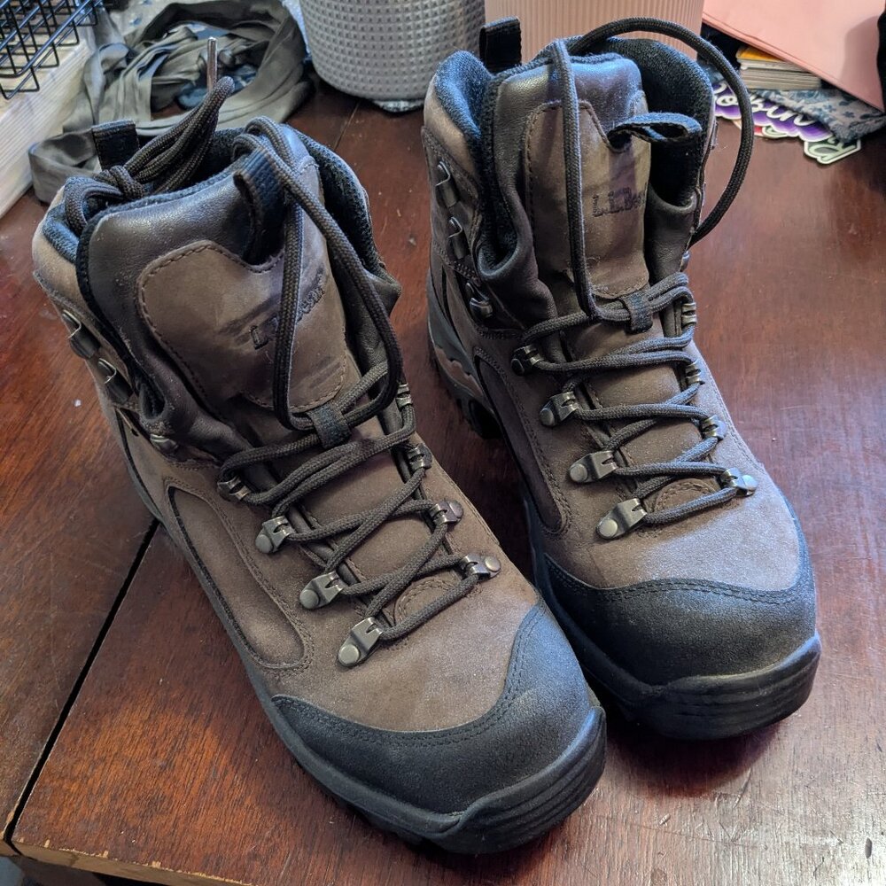 LLBean Goretex hiking boots w/Vibram sole (women's size 9M)